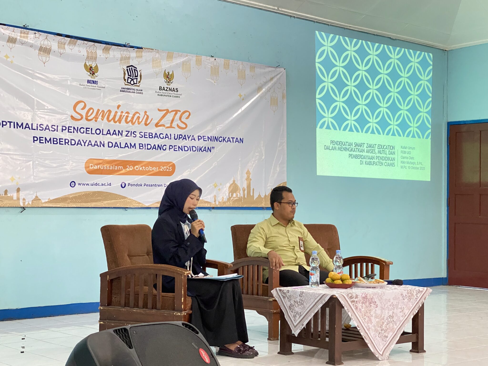 Seminar ZIS oleh Bapak